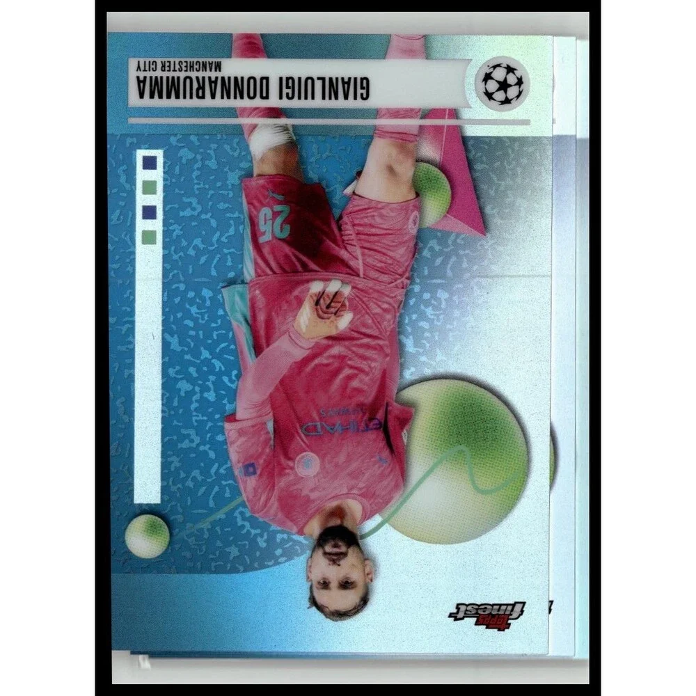 topps 2025-26 Finest UEFA Gianluigi Donnarumma Refractor refractor